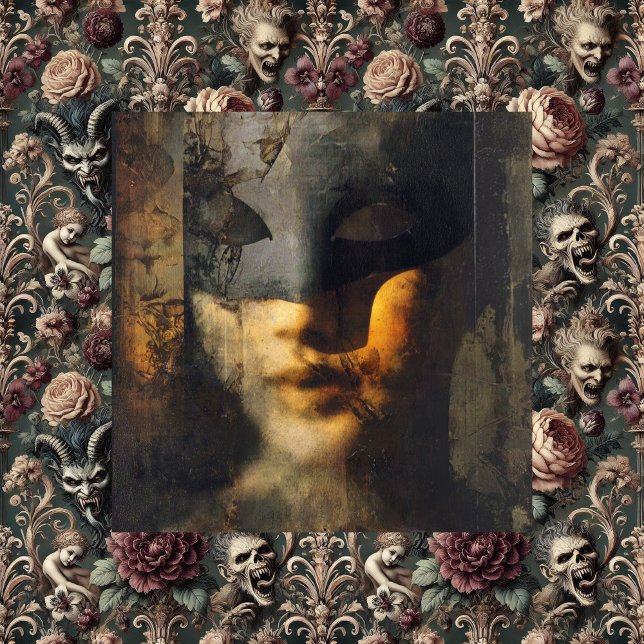 Reflections of Intel — Gothic Surreal Canvas Art Leinwanddruck (Reflections of Intel + Haunted Harmonics )