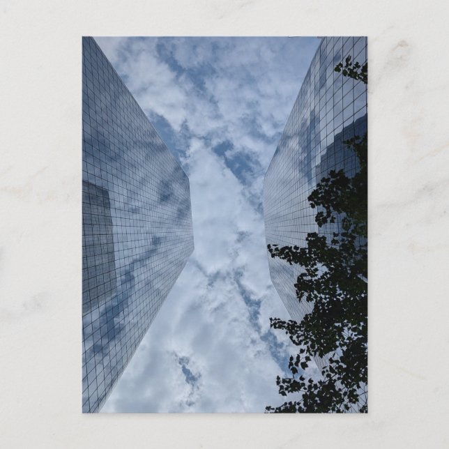 Reflections of New York Postcard – Brooklyn bridge Postkarte (Vorderseite)