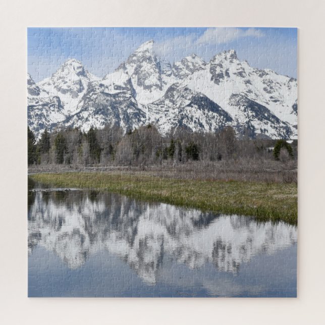 Reflections of the Grand Tetons - 20x20 - 676 Stk. Puzzle (Vertikal)
