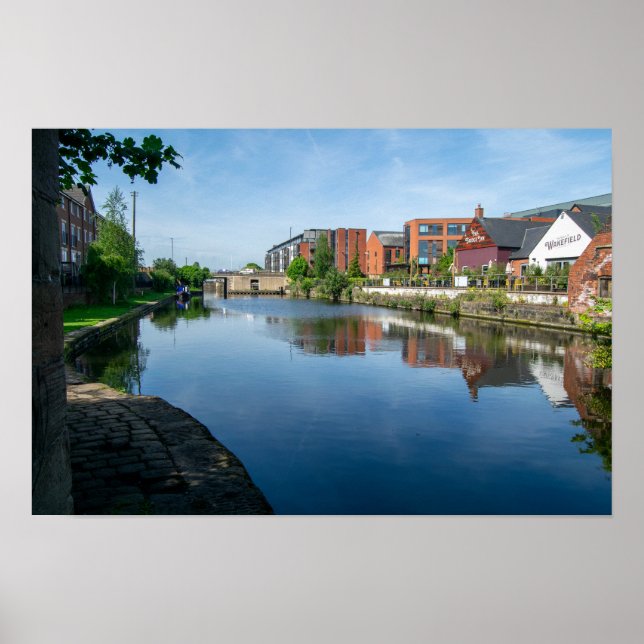 Reflections on the Canal, Wakefield Poster (Vorne)