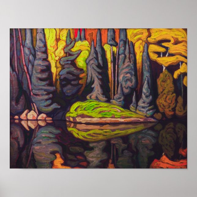 Reflections, Sand Lake, Algoma | Lawren Harris | Poster (Vorne)