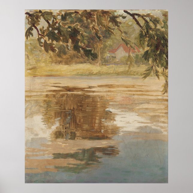 Reflections, Ville d’Avray, 1920 Poster (Vorne)