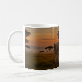 Reflective Safari Elephant Kaffeetasse