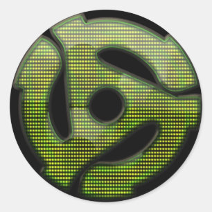 Reflector 45 U/min Runder Aufkleber