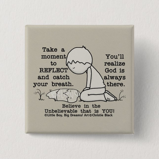 reflektieren button (Vorderseite)