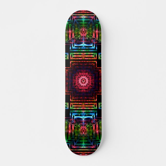 Reflektieren Sie Tapete (Regenbogen) Skateboard (Vorne)