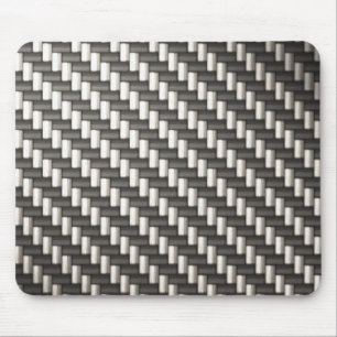 Reflektierende Kohlenstoff-Faser gemasert Mousepad