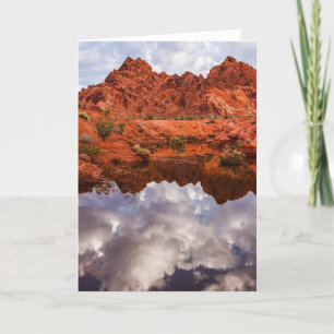 Reflektierende Natur Karte