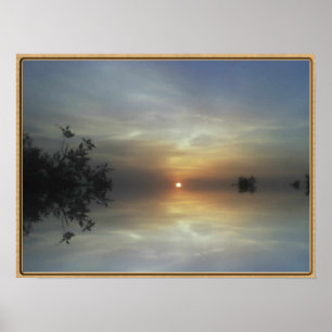 Reflektierende Sonne Poster