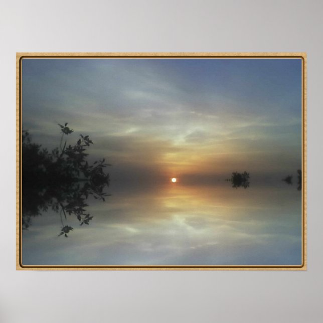 Reflektierende Sonne Poster (Vorne)