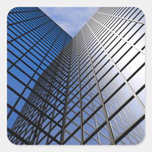 Reflektierender Büroblock Quadratischer Aufkleber