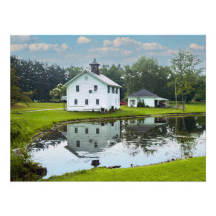 Reflektierender Teich Fotodruck