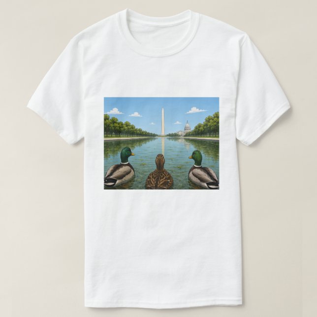 REFLEKTIERENDER TEICH T-Shirt (Design vorne)