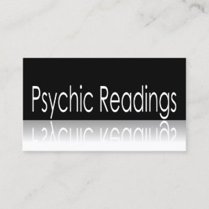 Reflektierender Text - psychische Lesungen - Visitenkarte