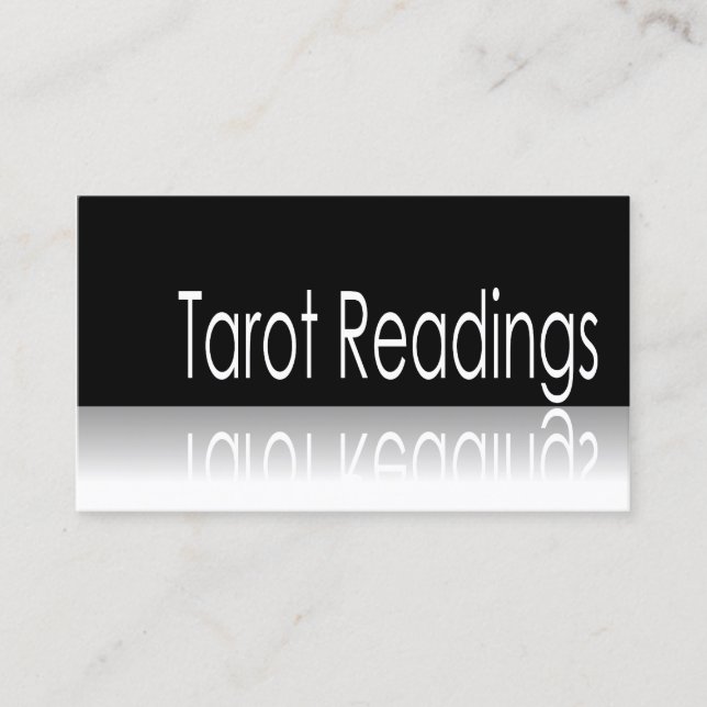 Reflektierender Text - Tarot - Visitenkarte (Vorderseite)