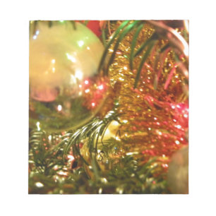 Reflektierendes Weihnachten Notizblock