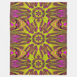 Reflektierter Lotus 13 Fleecedecke