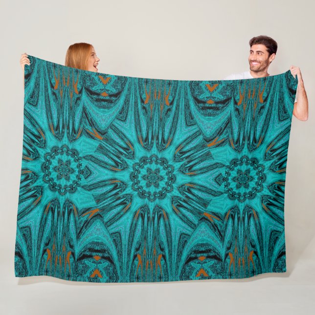 Reflektierter Lotus 14 Fleecedecke (Beispiel)