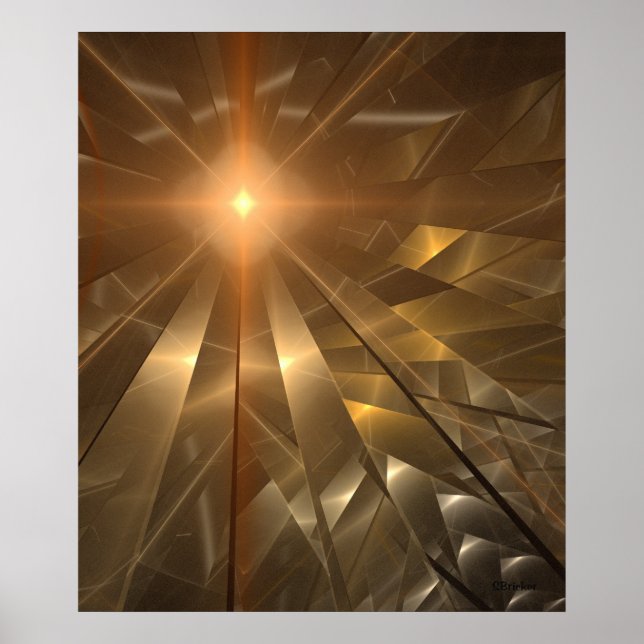 'Reflektiertes Licht' Poster (Vorne)
