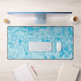 Reflektiertes Schwimmbad Wasserkunst Abstrakter Sc Schreibtischunterlage