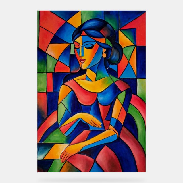 Reflektion Acrylschild (Vorderseite)