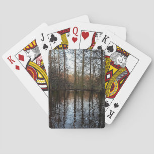 Reflektion aus Holz 1 Spielkarten