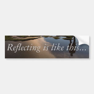 Reflektion - Autoaufkleber