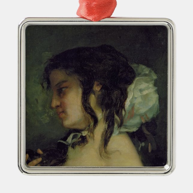 Reflektion, c.1864-66 ornament aus metall (Vorne)