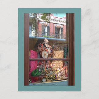 Reflektion der Fenster im Französischen Viertel Postkarte