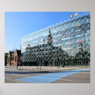 Reflektion der Stadt Kopenhagen Poster