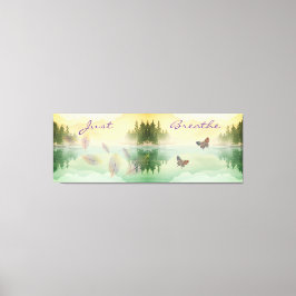 Reflektion der Zitrusfrüchte Leinwanddruck