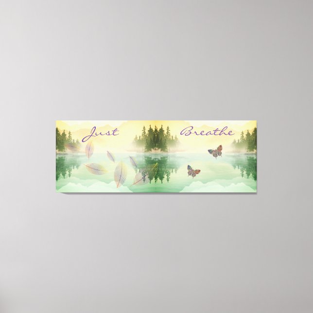 Reflektion der Zitrusfrüchte Leinwanddruck (Vorderseite)