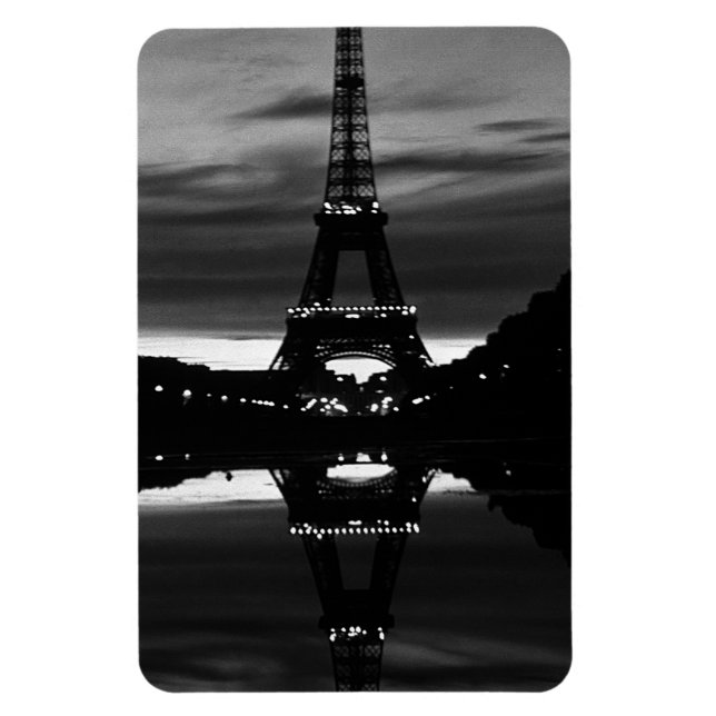 Reflektion des Vintagen Paris-Eiffel-Turms Magnet (Vertikal)