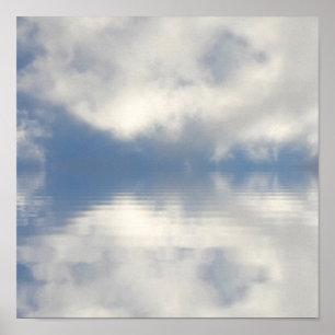 Reflektion im Wasser Poster