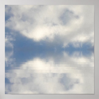 Reflektion im Wasser Poster