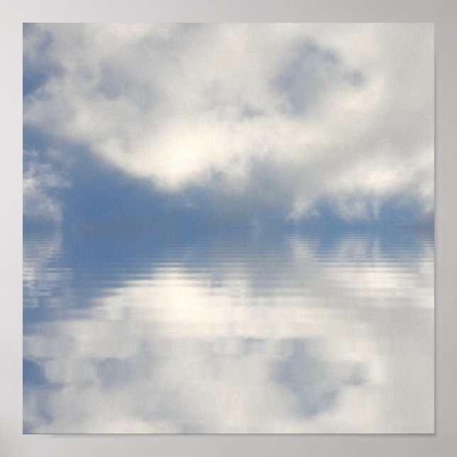 Reflektion im Wasser Poster (Vorne)