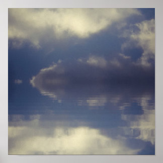 Reflektion im Wasser Poster