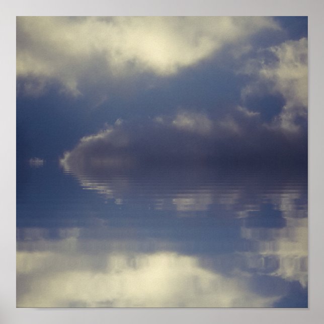 Reflektion im Wasser Poster (Vorne)