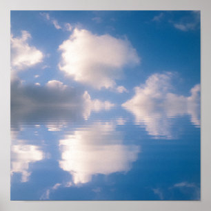 Reflektion im Wasser Poster