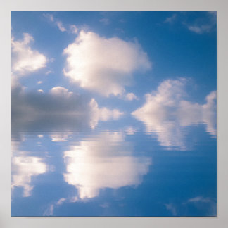Reflektion im Wasser Poster