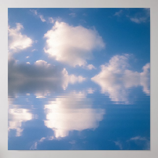 Reflektion im Wasser Poster (Vorne)
