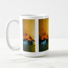 Reflektion Kaffeetasse