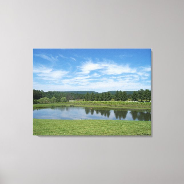 Reflektion Leinwanddruck (Vorderseite)
