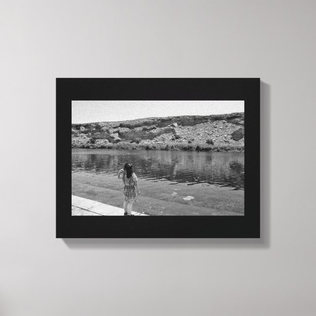 Reflektion Leinwanddruck (Vorderseite)