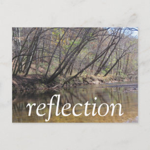 Reflektion Postkarte