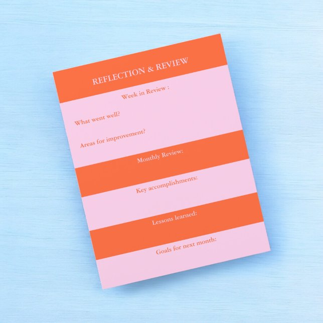 Reflektion & Review Praxisplaner für Studierende (Von Creator hochgeladen)