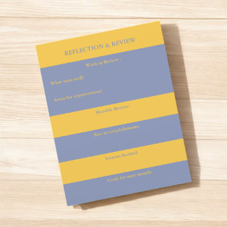 Reflektion & Review Praxisplaner für Studierende