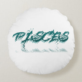 Reflektion Rundes Kissen