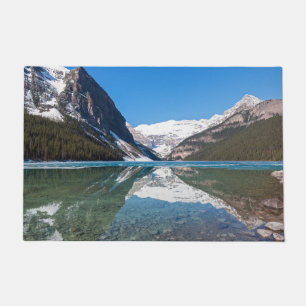 Reflektion über Lake Louise - Banff NP, Kanada Fußmatte