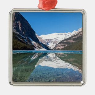 Reflektion über Lake Louise - Banff NP, Kanada Ornament Aus Metall